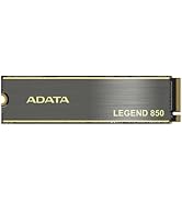 ADATA Legend 850 1TB PCIe Gen4 x4 NVMe 1.4 M.2 Internal Gaming SSD Up to 5,000 MB/s (ALEG-850-1TCS)