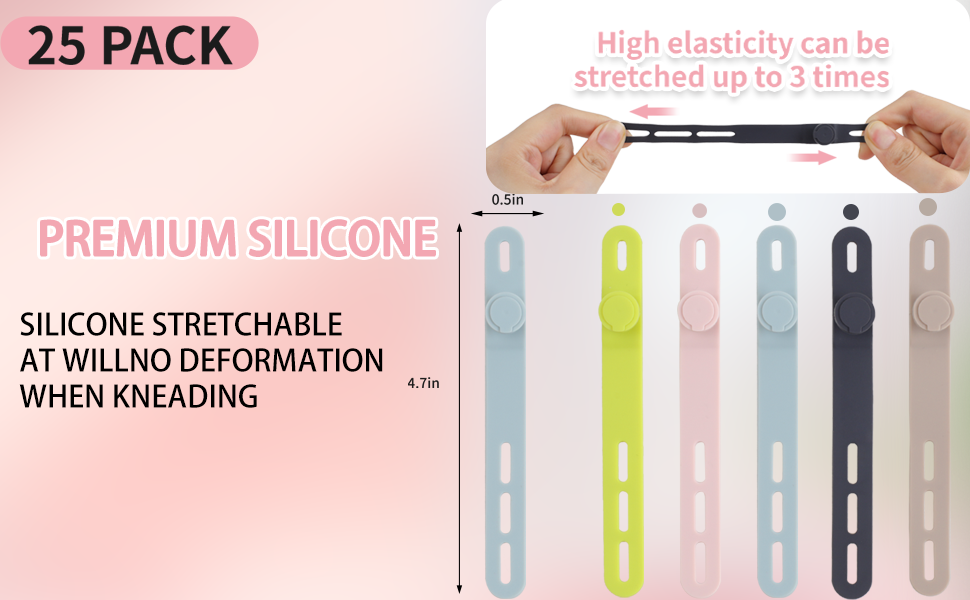 cord organizer cord ties cord wrap reusable cable ties silicone cable ties cord ties for