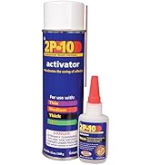 FastCap 2P-10 Super Glue Adhesive 2.25 oz Thick + 12 oz Activator Combo Pack