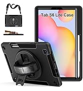 Case for Galaxy Tab S6 Lite: Military Grade TPU Cover for Samsung Galaxy Tablet S6 Lite 10.4 Inch...