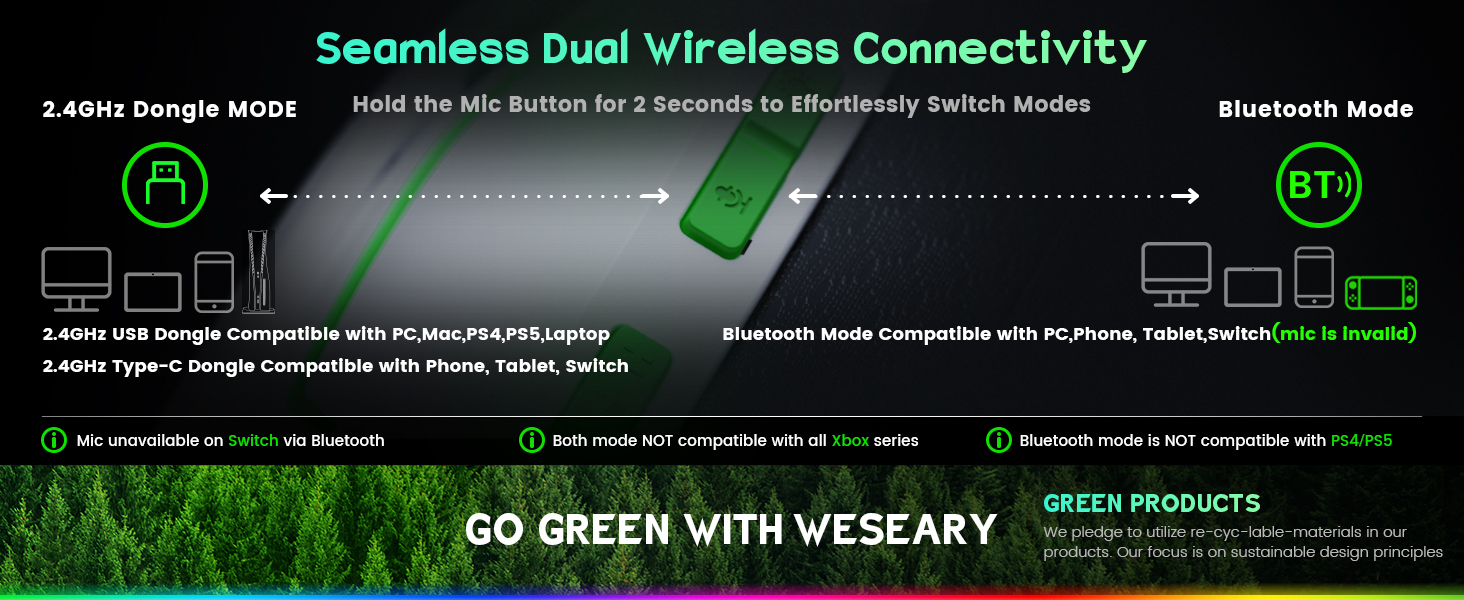 wireless gaming headset