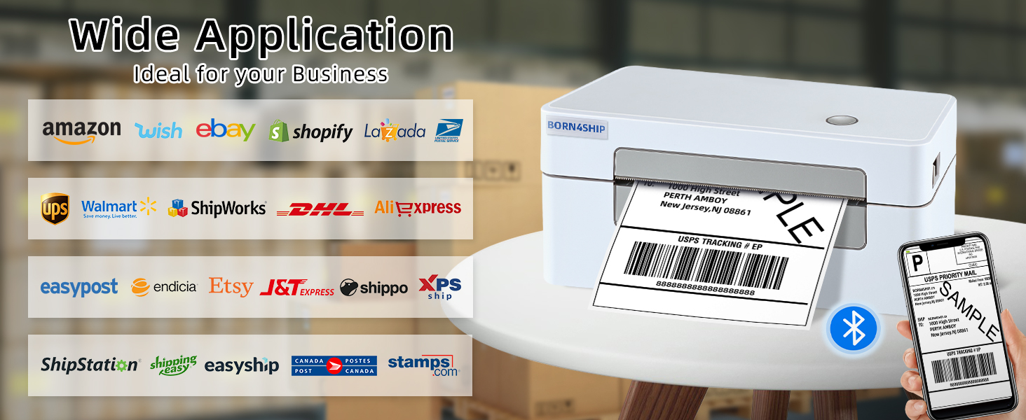 wireless thermal label printer,4x6 label printer for small business,shipping label