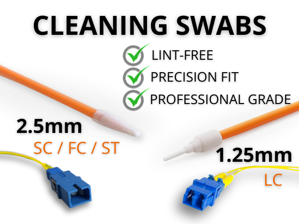 fiber optic cleaning swab fiber cleaning kit limpieza fibra óptica cleaning sticks lint free swabs