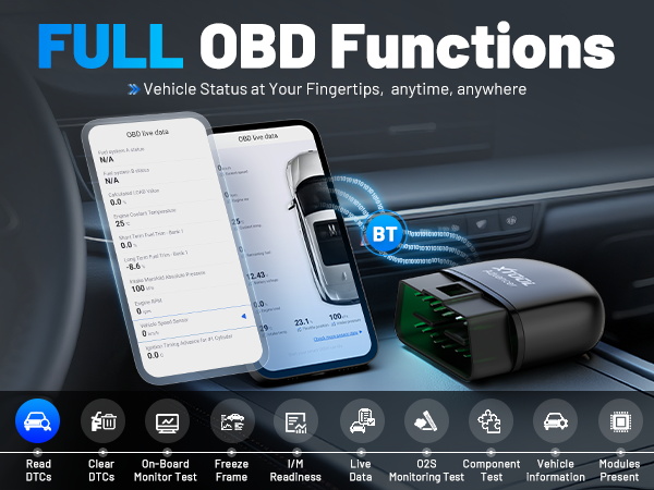 Full OBD2 Functions