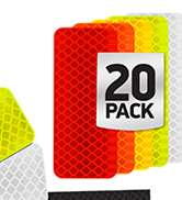 reflective stickers 3m tape mailbox reflectors for helmet vinyl hard hat sticker car decal strips