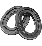 BJKing Gel Ear Pads for 3M WorkTunes/Howard Leight/Walker Razor Ear Muffs, High Density Noise Red...