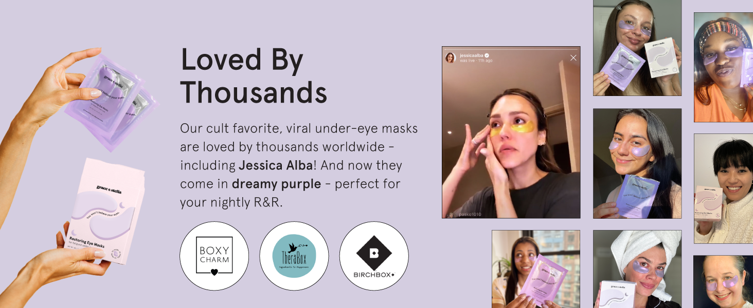 Loved by thousands worldwide, our gold eye patches for puffy eyes are a social media cult-favorite