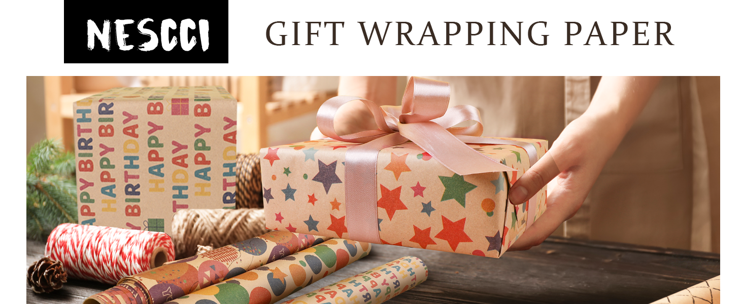 Birthday wrapping paper