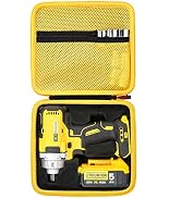 khanka Hard Carrying Case Replacement for DEWALT 20V MAX* XR Cordless Impact Wrench Kit DCF894B /...
