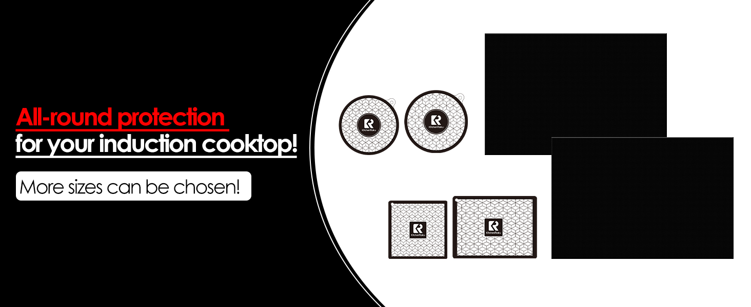 Large Induction Cooktop Protector Mat