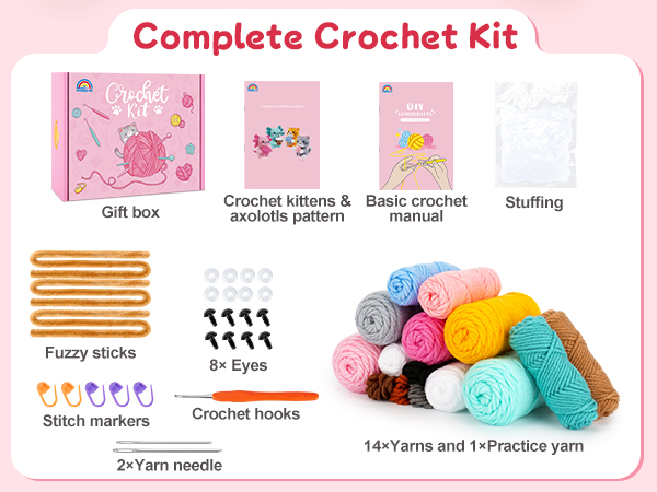 all in one crochet accessories