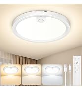 Redane Rechargeable Ceiling Lights Battery Operated with Upgraded LED Panel | 7000mAh Motion Sens...
