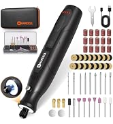 4V Mini Cordless Rotary Tool Kit for 3D Printer Sanding with 360° LED Light | Engraving Pen Power...