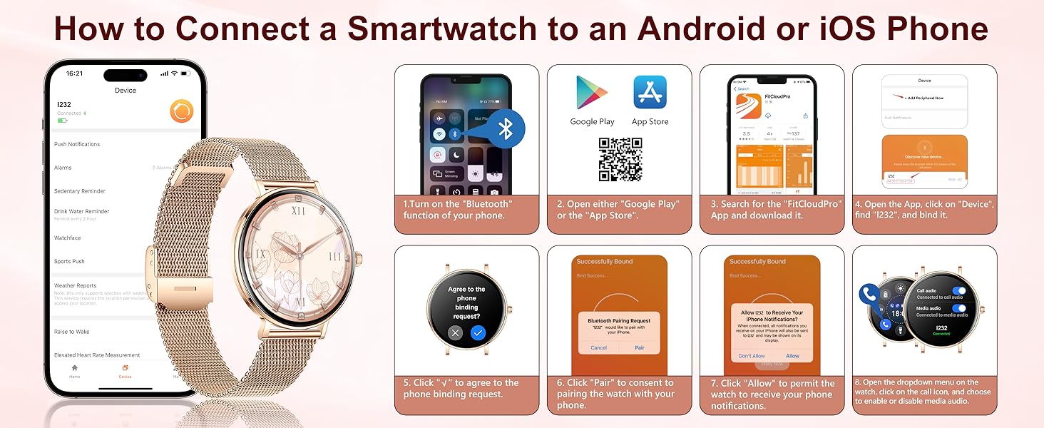 Smart watch for women