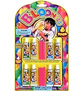 Bloonies Magic Plastic Bubbles Variety Pack (8 Tubes per Pack) by Ja-Ru | Kids Super Elastic Bubb...