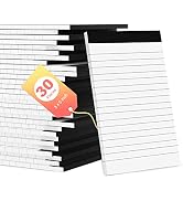 30 Pack 3 x 5 Inch Small Note Pad Refills Mini Writing Pads of Work Memo Pads for Daily Planning ...