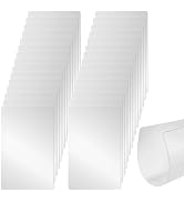 ZENFUN 30 Pack Plastic Cutting Board Mats, Flexible Clear Cutting Mats 17 x 11 In, Kitchen Cuttin...
