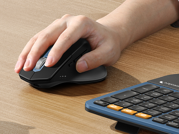 EKM01 plus Full Size Ergonomic Wireless Keyboard Mouse Combo - dark blue A+ page (10)