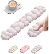 Vaydeer Cloud Keyboard Wrist Rest Set – Ergonomic Memory Foam Wrist Pad for Computer, Laptop & Ga...