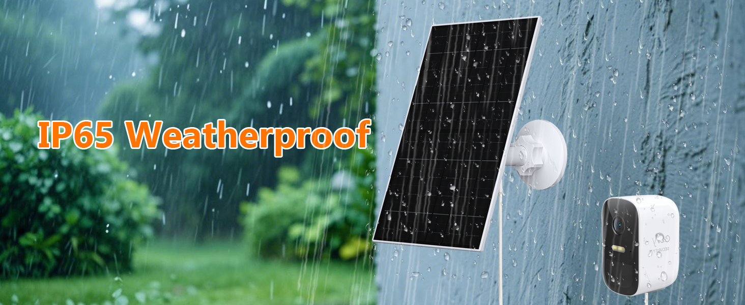 solar panel for security camera