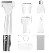 5 in 1 Bikini Trimmer for Women - Electric Razors for Women, Cordless Rechargeable Electric Shave...