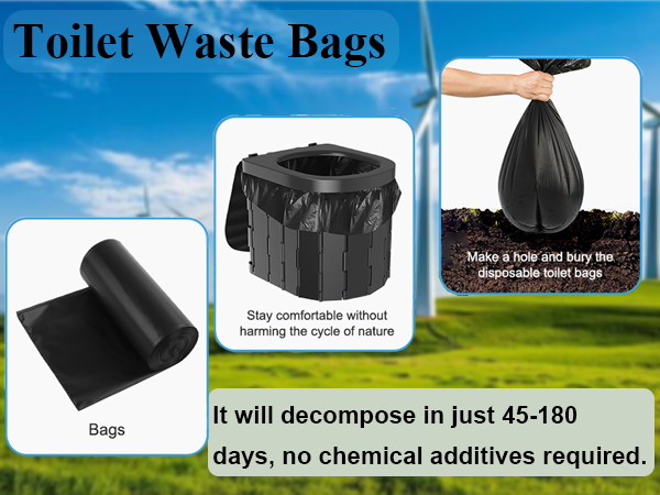 portable toilet bags for camping