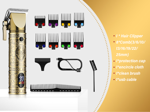 Professional Hair Trimmer and Electric Shaver Set