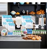 MOMODA Sous Vide Complete Bundle: Vacuum Seal Cooking Bags (Multi-Size 90Pcs), 12 Magnet Clips, 1...