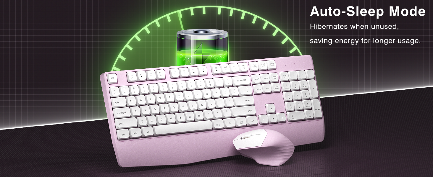 purple wireless keyboard