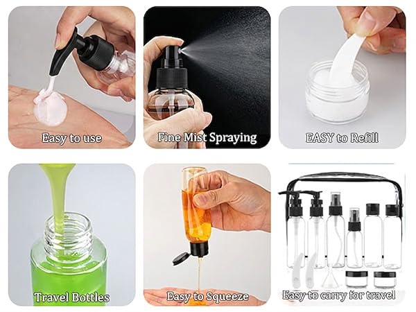 travel bottles