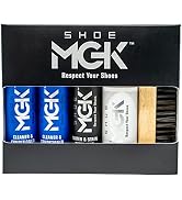 SHOE MGK MVP Shoe Cleaner Kit Shoe Cleaner & Conditioner, Water & Stain Repellent, White Touch Up...