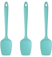 U-Taste Silicone Spoon Spatula Set, 600ºF High Heat Resistant BPA-Free Flexible Rubber Scraper, C...