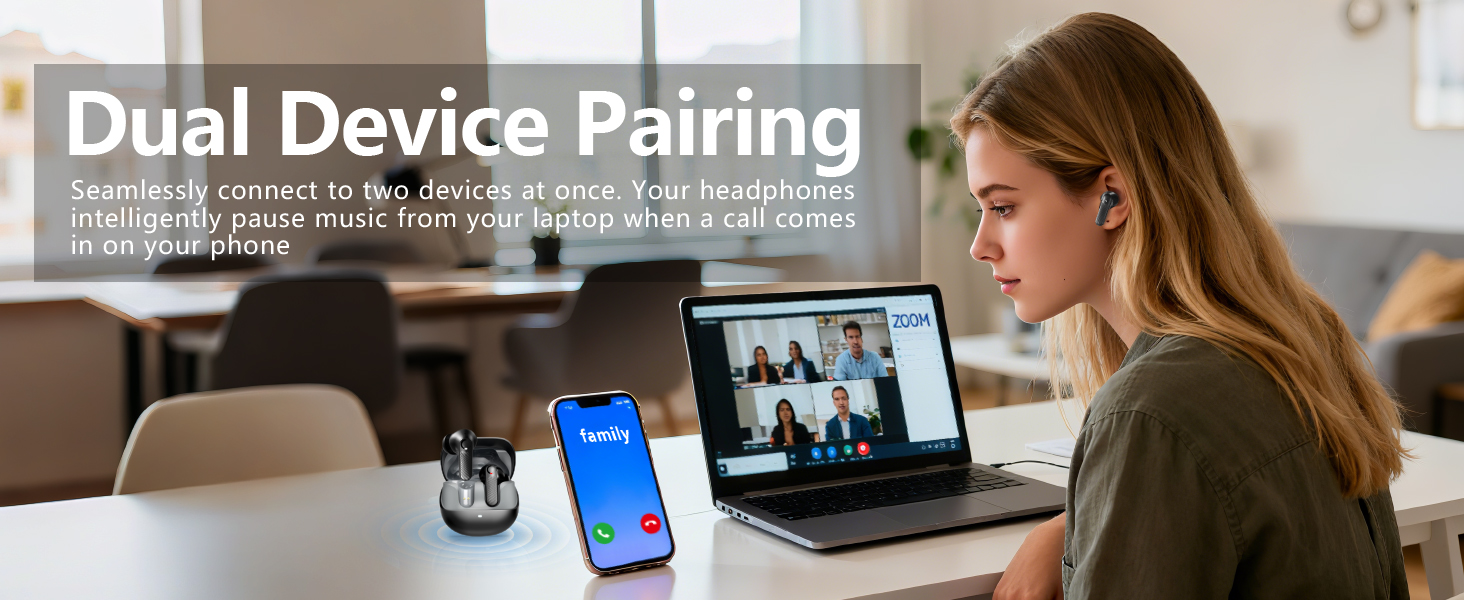 dual device pairing earbuds