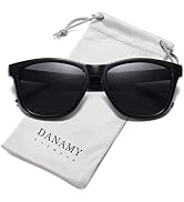 DANAMY Sunglasses Womens Polarized Trendy Sunglasses - Men & Women Mirrored Driving Fishing Sun G...