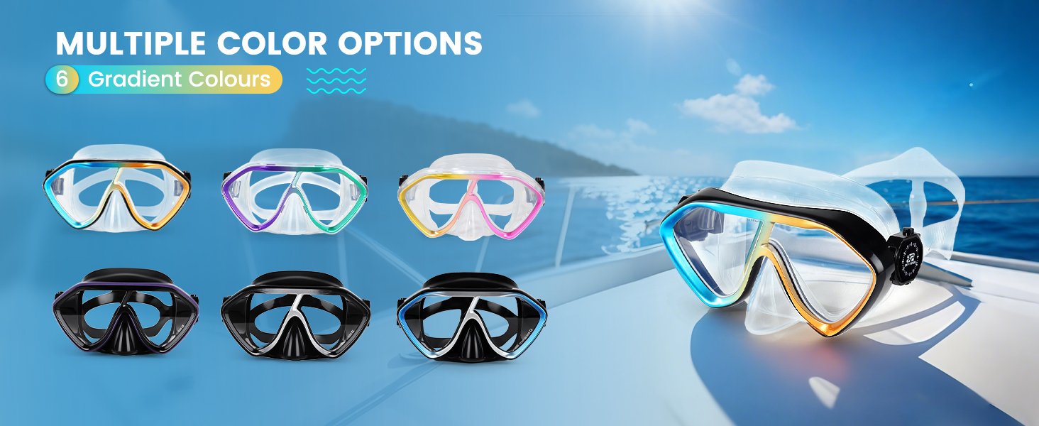 Diving mask Anti-Fog Swimming Snorkel mask for Adults Scuba Dive Swim Snorkeling Goggles Masks