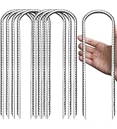 Eurmax USA Trampolines Stakes Trampoline Parts Wind Stake 12 Inch Heavy Duty Stake Safety Ground ...