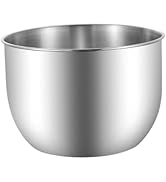 Bothyi Stainless Steel Deep Mixing Bowl Egg Whisking Bowl with Rounded Lip Baking Accessory Servi...