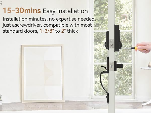 keypad door lock with deadbolt