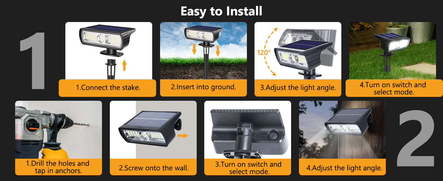 solar spot lights