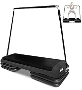 Yes4All Adjustable Workout Aerobic Exercise Step Platform Health Club Size with 4 Adjustable Rise...