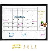Aitakatta 3-in-1 Dry Erase Calendar for Wall, Magnetic Monthly & Weekly Calendar Whiteboard, Dry ...
