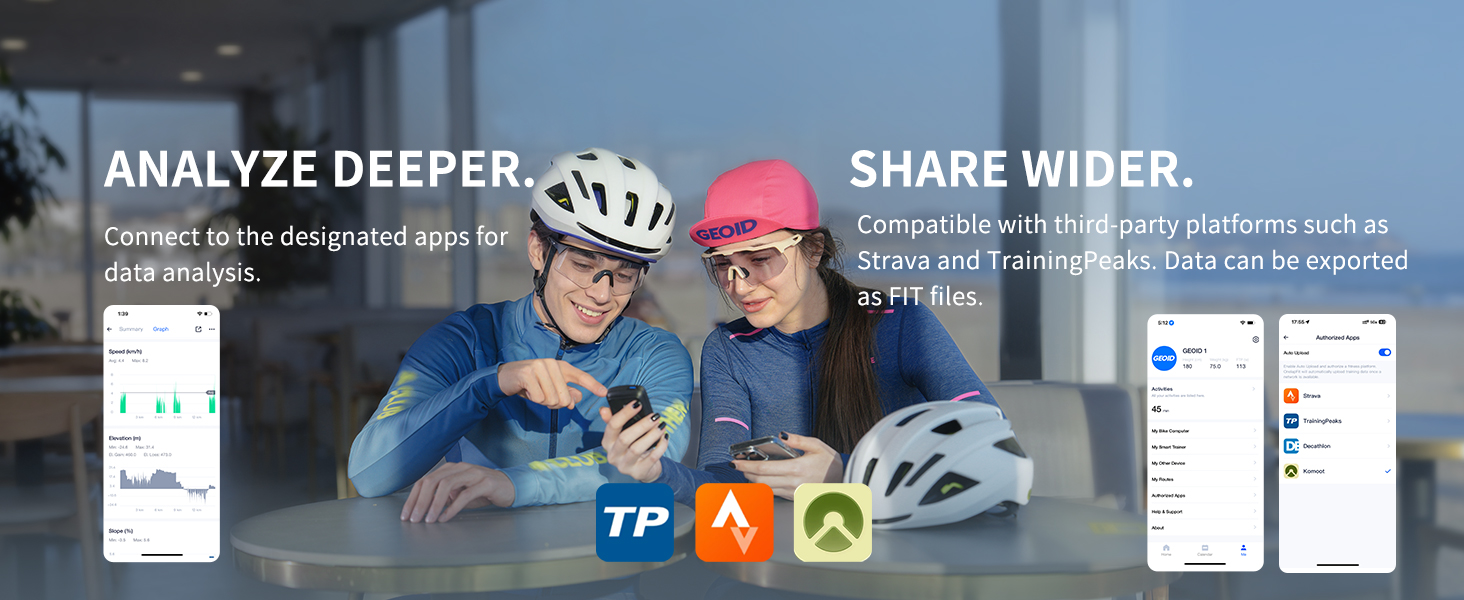 GEOID CC700 2.8‘’ Color Screen Bike/Cycling Computer Wireless - Route Navigation Re-Route Planing
