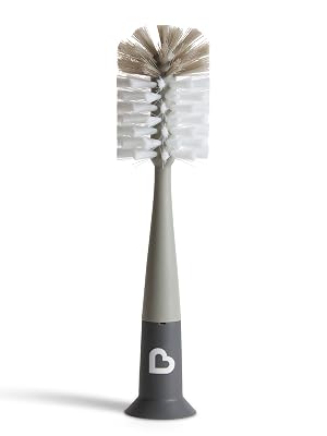 Modern Bristle Bottle Brush, Grey