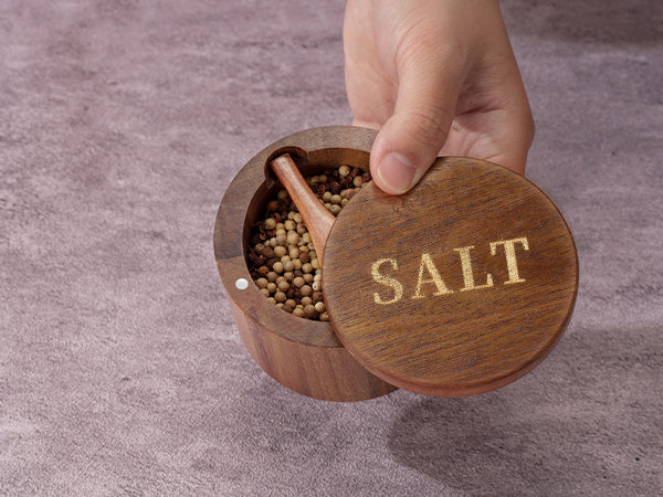 salt cellar with lid