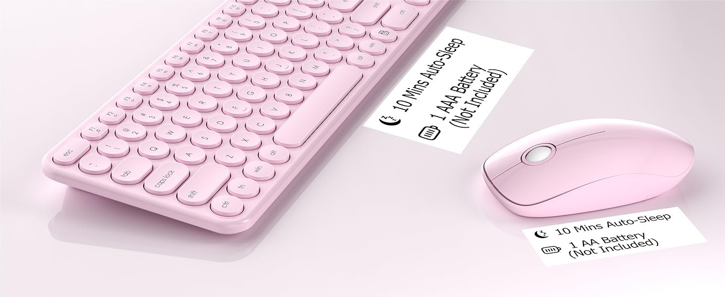 Wireless Keyboard & Mouse Set for the Modern Desk