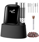 Professional Electric Nail Drill Machine 50000 RPM Rechargeable Low Vibration Low Noise Low Heat ...