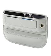 Owntow Premium Leather Car Seat Gap Filler Organizer, Universal Fit Interior Accessory, Car Cente...
