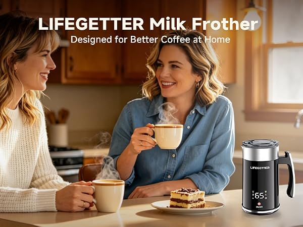 Milk Frother Designed for Better Coffee at Home