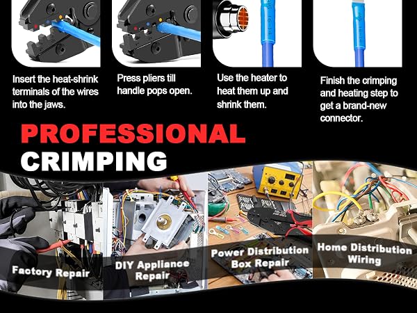 Twippo wire crimping tool for insulated terminal