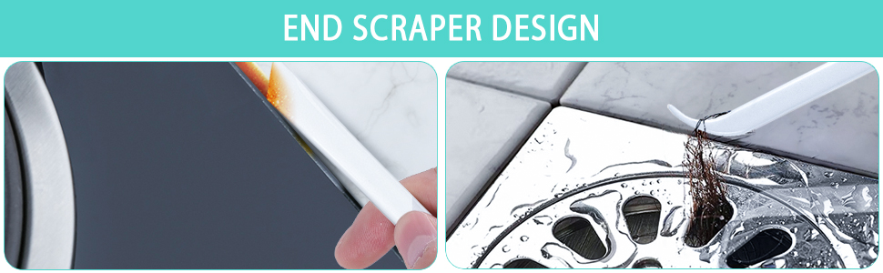 practical end scraper and scrubber